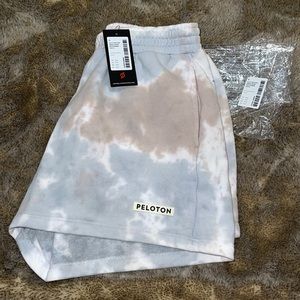 Brand new with tags PELOTON Tie-Dye Downtown Short